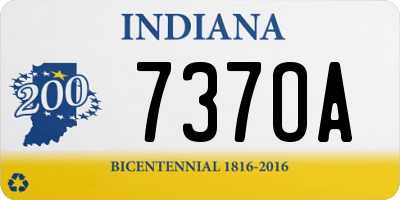 IN license plate 737OA