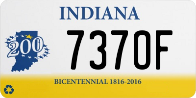 IN license plate 737OF