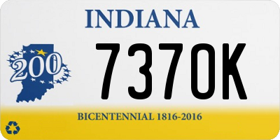IN license plate 737OK