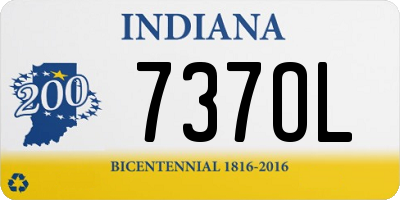 IN license plate 737OL