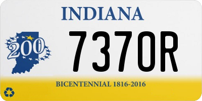 IN license plate 737OR
