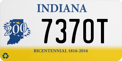 IN license plate 737OT