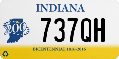 IN license plate 737QH