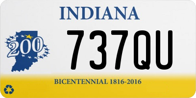 IN license plate 737QU