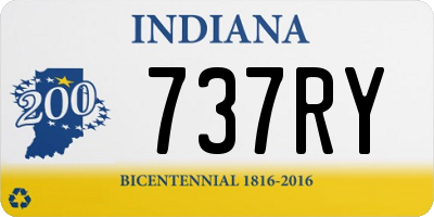 IN license plate 737RY