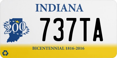 IN license plate 737TA