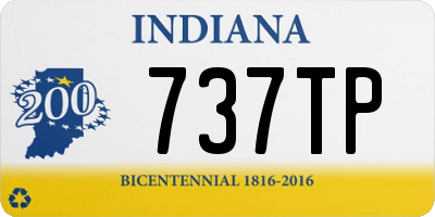 IN license plate 737TP