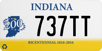 IN license plate 737TT