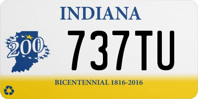 IN license plate 737TU