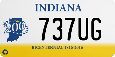 IN license plate 737UG