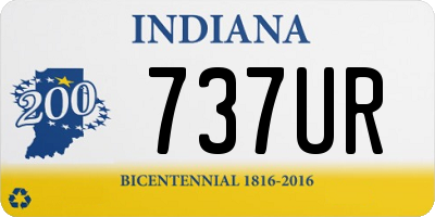 IN license plate 737UR