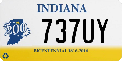 IN license plate 737UY