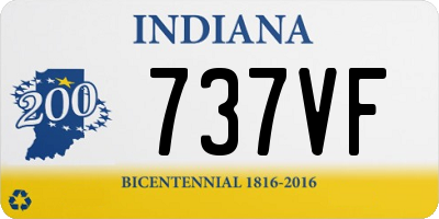IN license plate 737VF