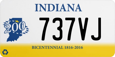 IN license plate 737VJ