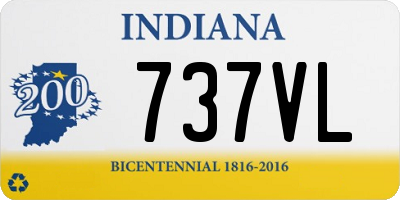 IN license plate 737VL