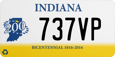 IN license plate 737VP