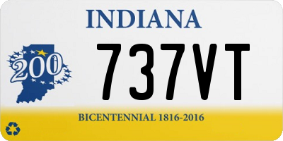 IN license plate 737VT