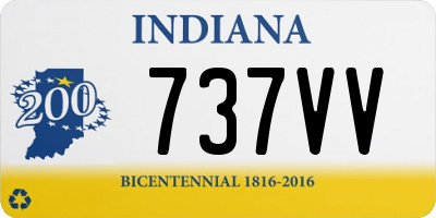 IN license plate 737VV