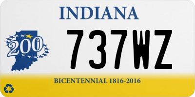 IN license plate 737WZ