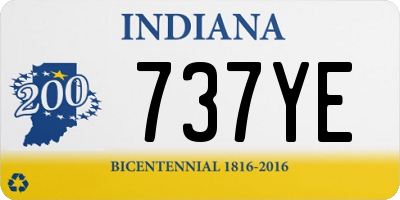 IN license plate 737YE