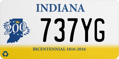 IN license plate 737YG