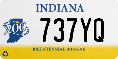 IN license plate 737YQ