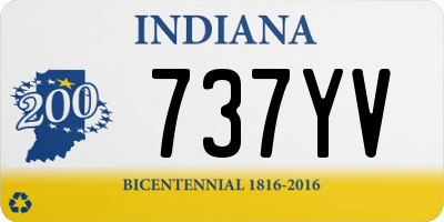 IN license plate 737YV