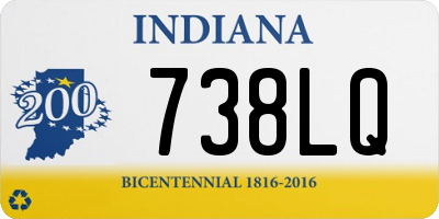 IN license plate 738LQ