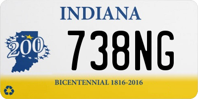 IN license plate 738NG