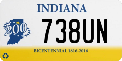 IN license plate 738UN