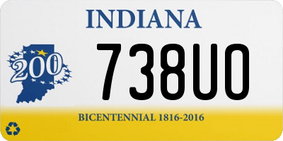 IN license plate 738UO