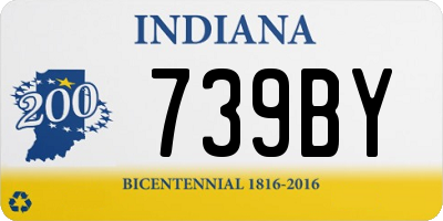 IN license plate 739BY