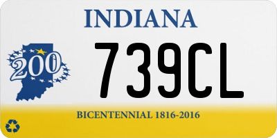 IN license plate 739CL