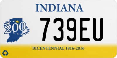 IN license plate 739EU