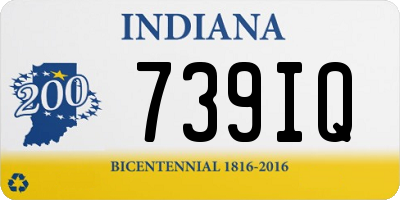 IN license plate 739IQ