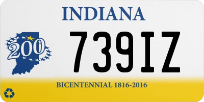 IN license plate 739IZ