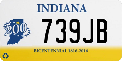 IN license plate 739JB