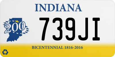 IN license plate 739JI