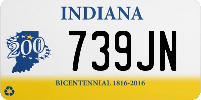 IN license plate 739JN