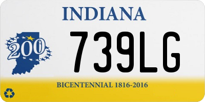 IN license plate 739LG