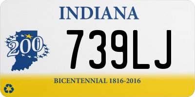 IN license plate 739LJ