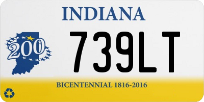 IN license plate 739LT