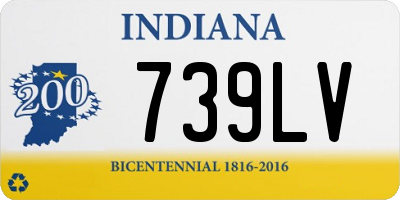 IN license plate 739LV