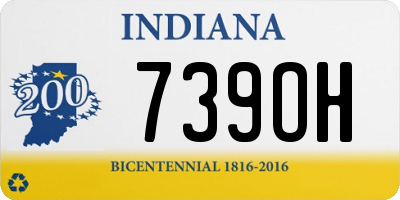 IN license plate 739OH