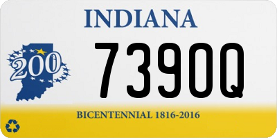 IN license plate 739OQ