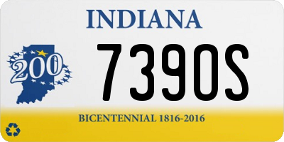 IN license plate 739OS