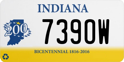 IN license plate 739OW