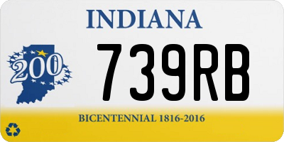 IN license plate 739RB