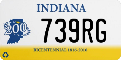 IN license plate 739RG