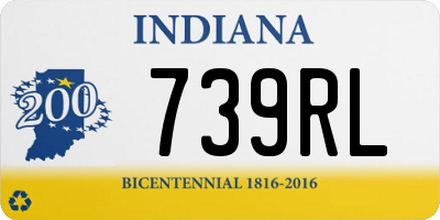 IN license plate 739RL